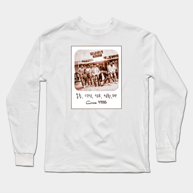 Reply 1988_ Circa 1988 Long Sleeve T-Shirt by Hallyu-Inspired